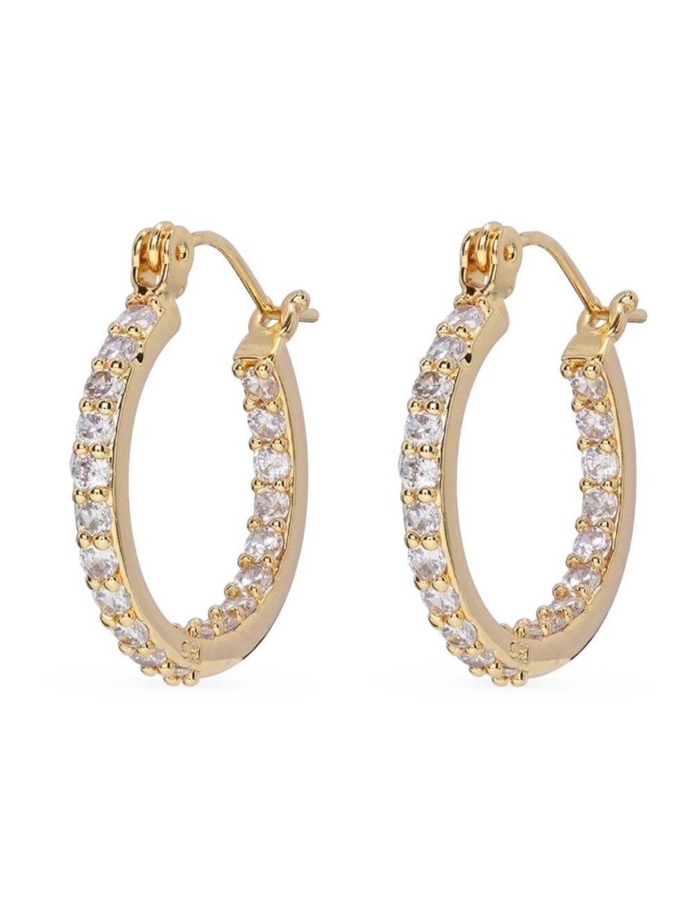 CH Mini Serena Hoops - Gold Plated Clear CZ (NEW)
